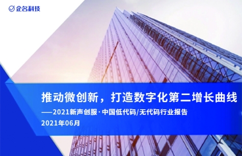 2021新声创服·中国低代码/无代码行业报告